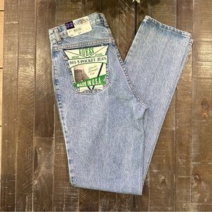 Rare Deadstock VTG 80s Guess by Georges Marciano Jeans NWT Made in USA 32x34